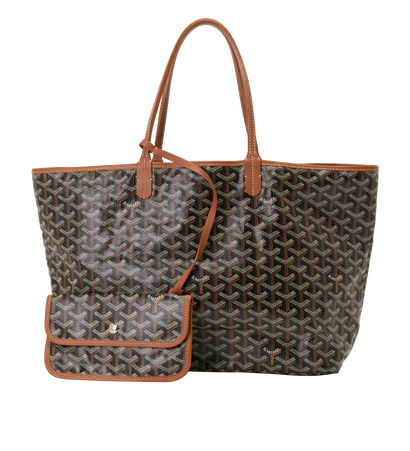 Saint Louis PM Tote, &pound;1,500, Handbags, Brown/Tan, Canvas, Front view